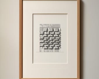 Modernist architecture - Architectural wall art - The Silo - Copenhagen