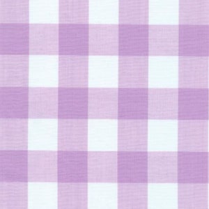 Under Sink Curtain Skirt, Lightweight Gingham Check in 10 Colors, Unlined, Custom Made, Under Counter, Cabinet Curtain, Cafe Length Curtain Lilac Gingham