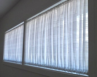 Custom Double Sash Curtain,