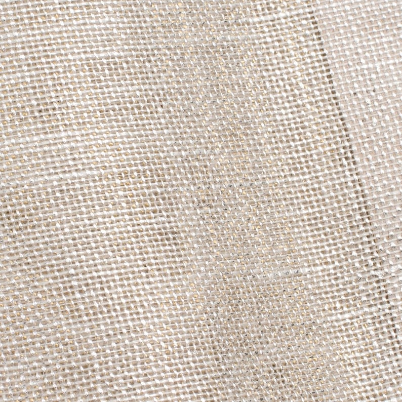 Sheer Egyptian Flax Linen Window Scarf Valance Choose Your Length Available 50 Inch Wide