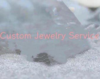 Custom Service - round cut cz engagement ring