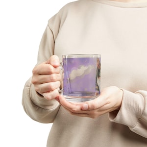 Tazza in vetro a forma di gatto - Regalo perfetto per gli amanti degli animali, tazza da caffè e tè, regalo per gli amanti dei gatti, stoviglie uniche a forma di animale, accogliente decorazione per la casa