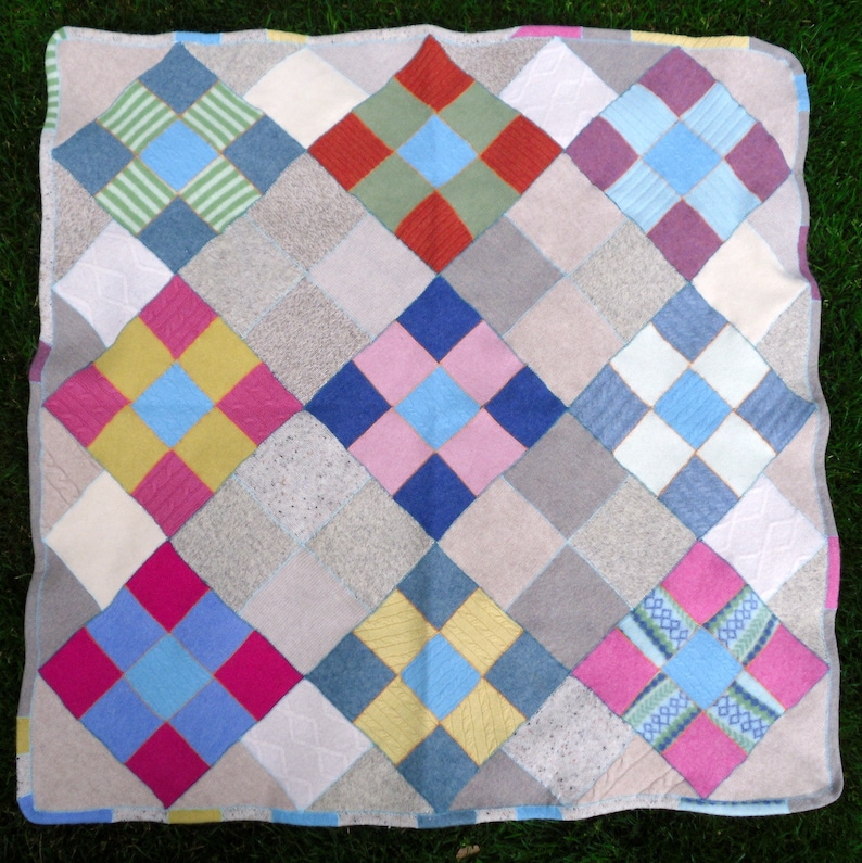 Recycled Wool Lap/ Baby Blanket Etsy