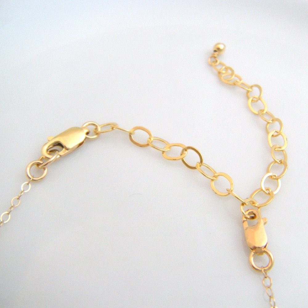 4 inch gold extension chain. 14k gold filled necklace Etsy