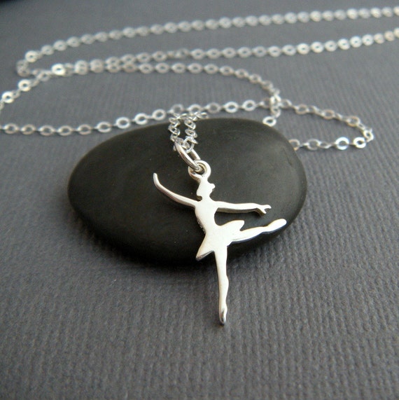 Ballerina Pirouette Dancing Ballet Charm Sterling Silver Ballerina Pirouette Dancing Ballet Charm Sterling Silver