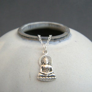 Sterling Silver 3-D Antiqued Buddha w/Lobster Clasp Charm Sterling Silver 3-D Antiqued Buddha w/Lobster Clasp Charm