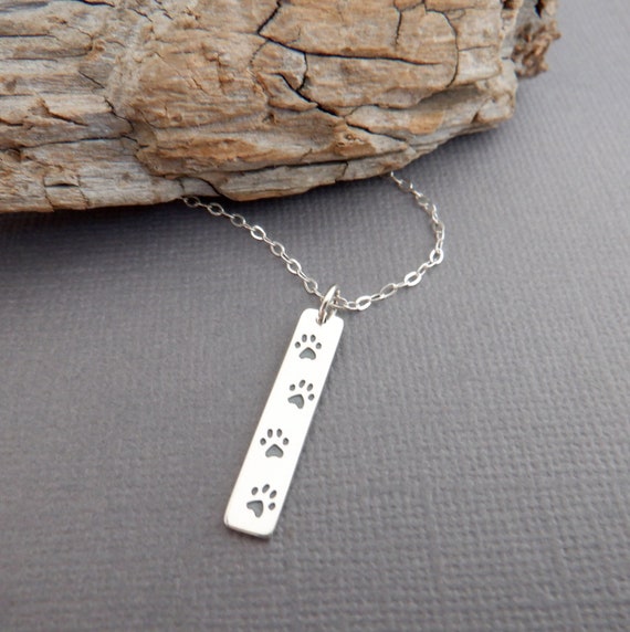 Tiny paw 2024 print necklace