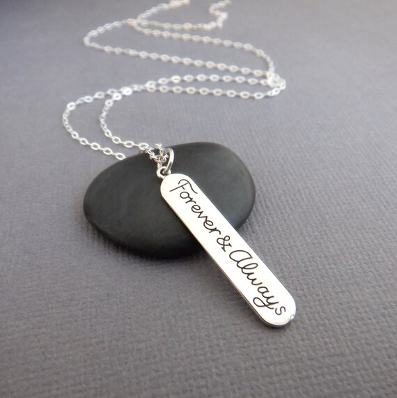 Forever and always best sale necklace