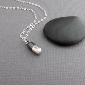 Chill Pill Necklace Etsy