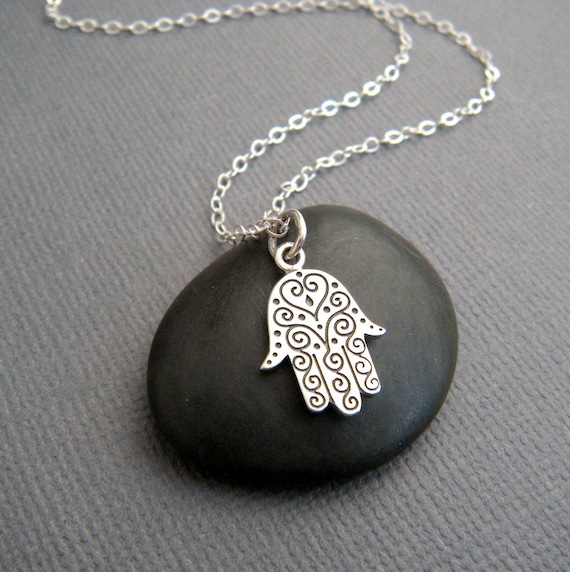 Swirls Necklace. Etched Sterling Silver 