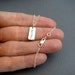 Silver Karma Necklace. Tiny Sterling Inspirational Jewelry. Inspiring ...