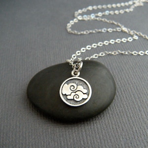 Air Element Necklace, 4 Elements Symbol for Air Symbol