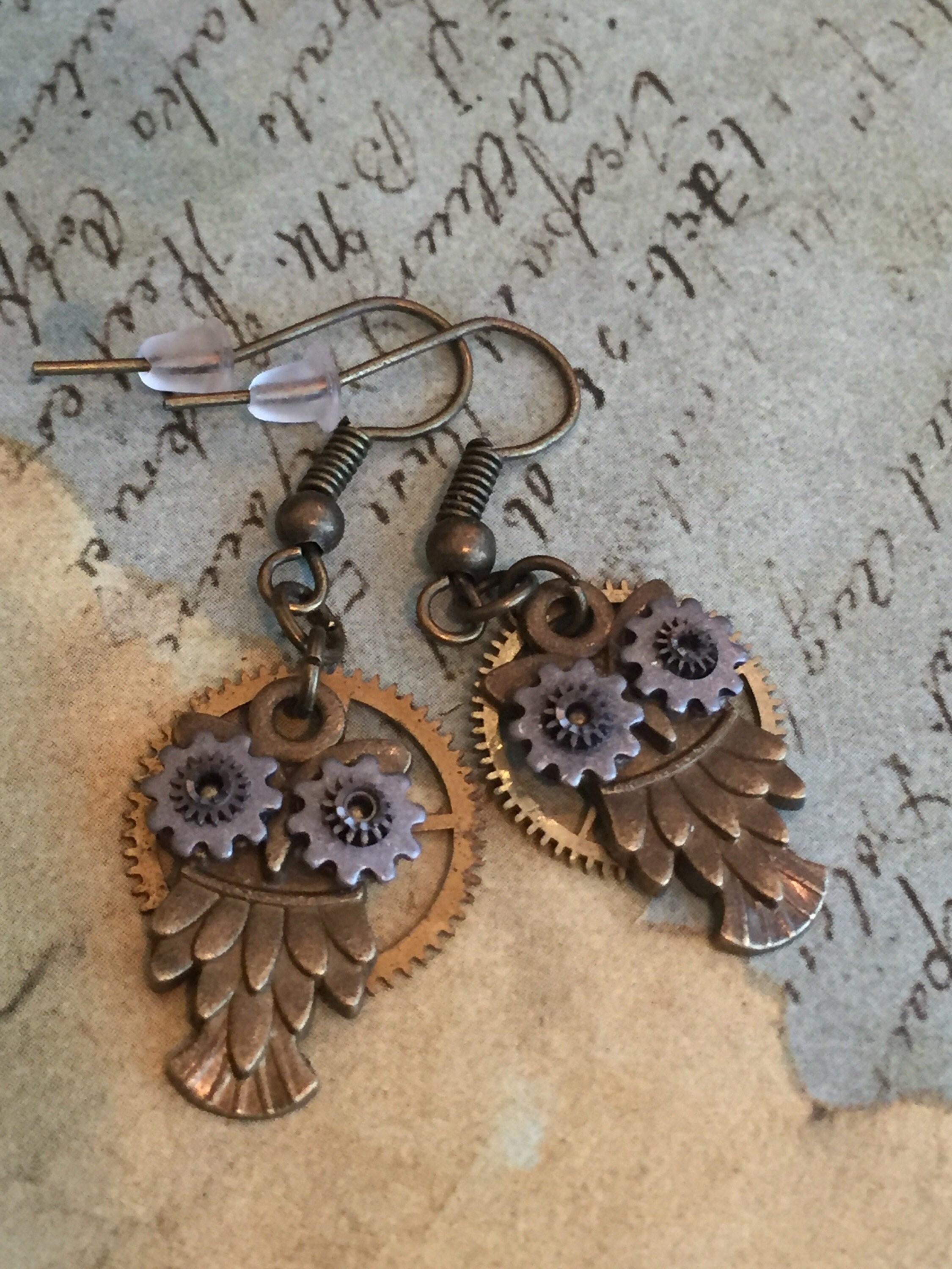 Steampunk earrings diy deals
