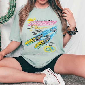 Retro Tatooine Podracing Champion Shirt, Comfort Colors Galaxy&#39;s Edge Trip Shirt, Disneyland Trip Shirt, Star Wars Fan Gifts, Movie Shirt
