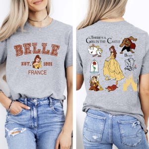 Comfort Colors® Disney Princess Belle France Est 1991 Shirt, Vintage Tale As Old As Time Shirt, Princess Belle T-shirt , Disney Trip Tee
