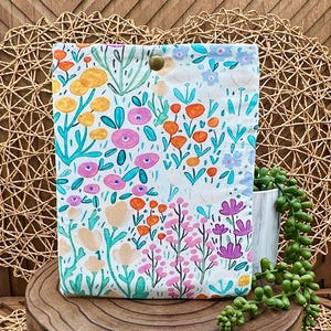 Kindle Basic 11th Generation Sleeve, Feminine Foam Padded, Spring Floral Print, Bright Colors