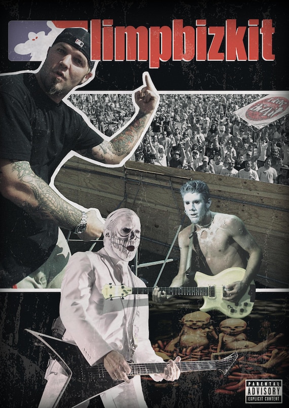 Limp Bizkit Poster • Music Wall Art • Wes Borland • Fred Durst