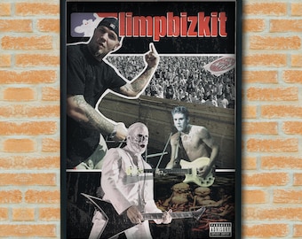 Limp Bizkit Poster • Music Wall Art • Wes Borland • Fred Durst