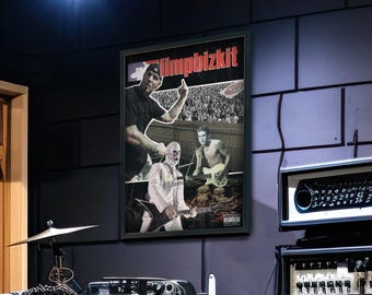 Limp Bizkit Poster • Music Wall Art • Wes Borland • Fred Durst