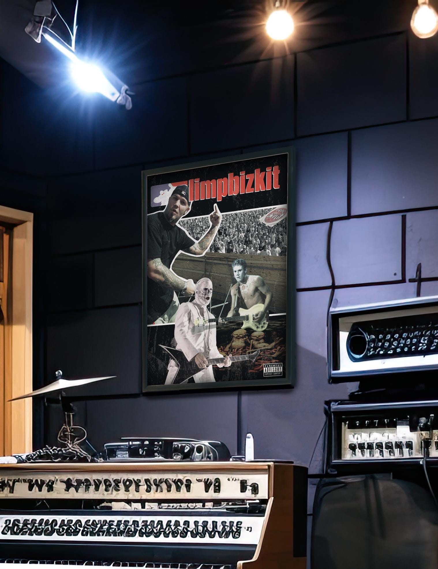 Limp Bizkit Poster • Music Wall Art • Wes Borland • Fred Durst