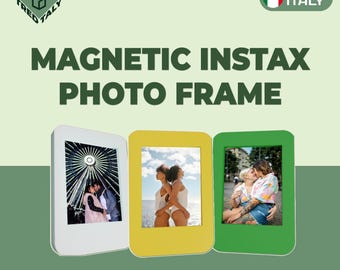 Magnetic Instax Mini Photo Frame | Personalized Fridge Decor