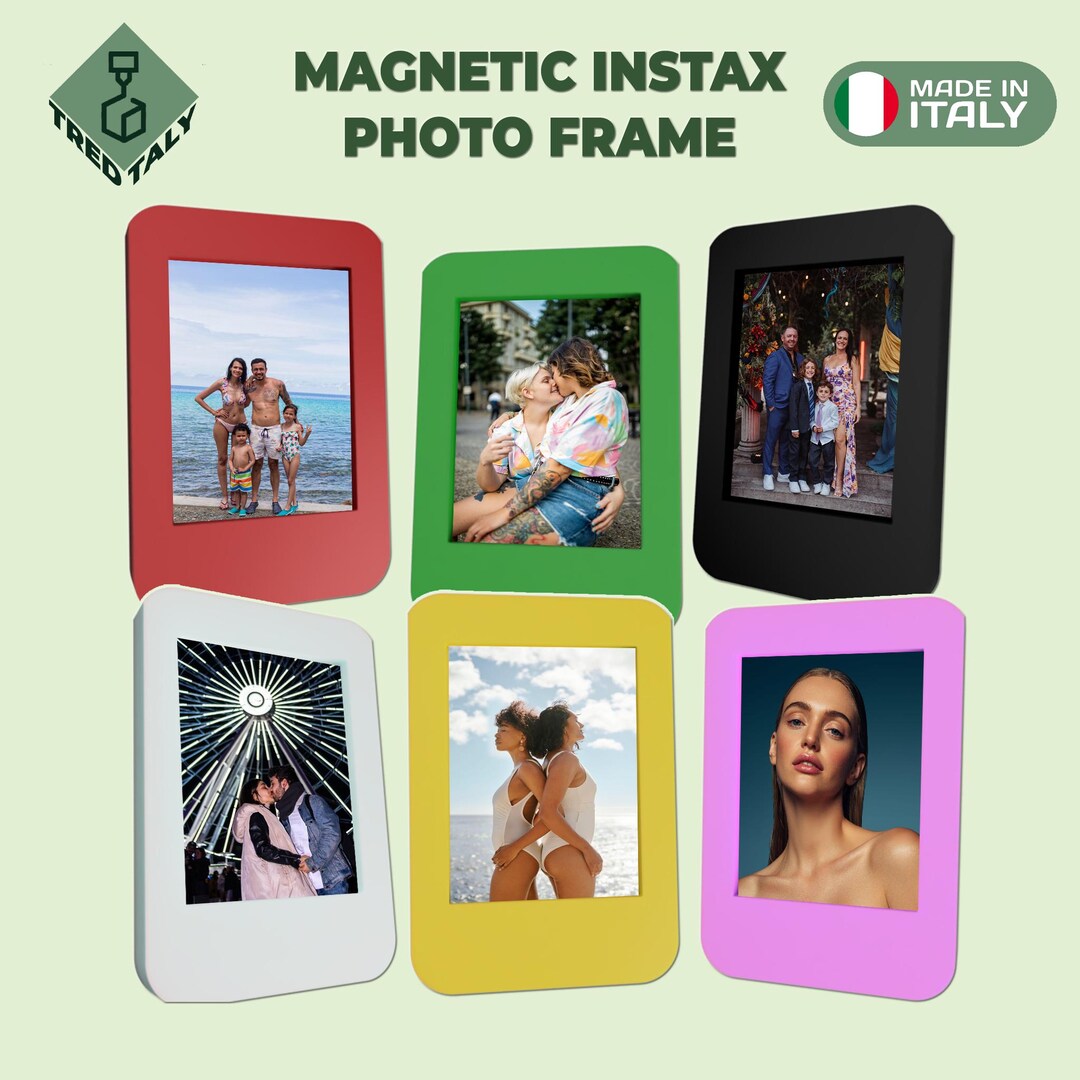 Magnetic Instax Photo Frame Fridge Photo Holder for Fujifilm Instax ...