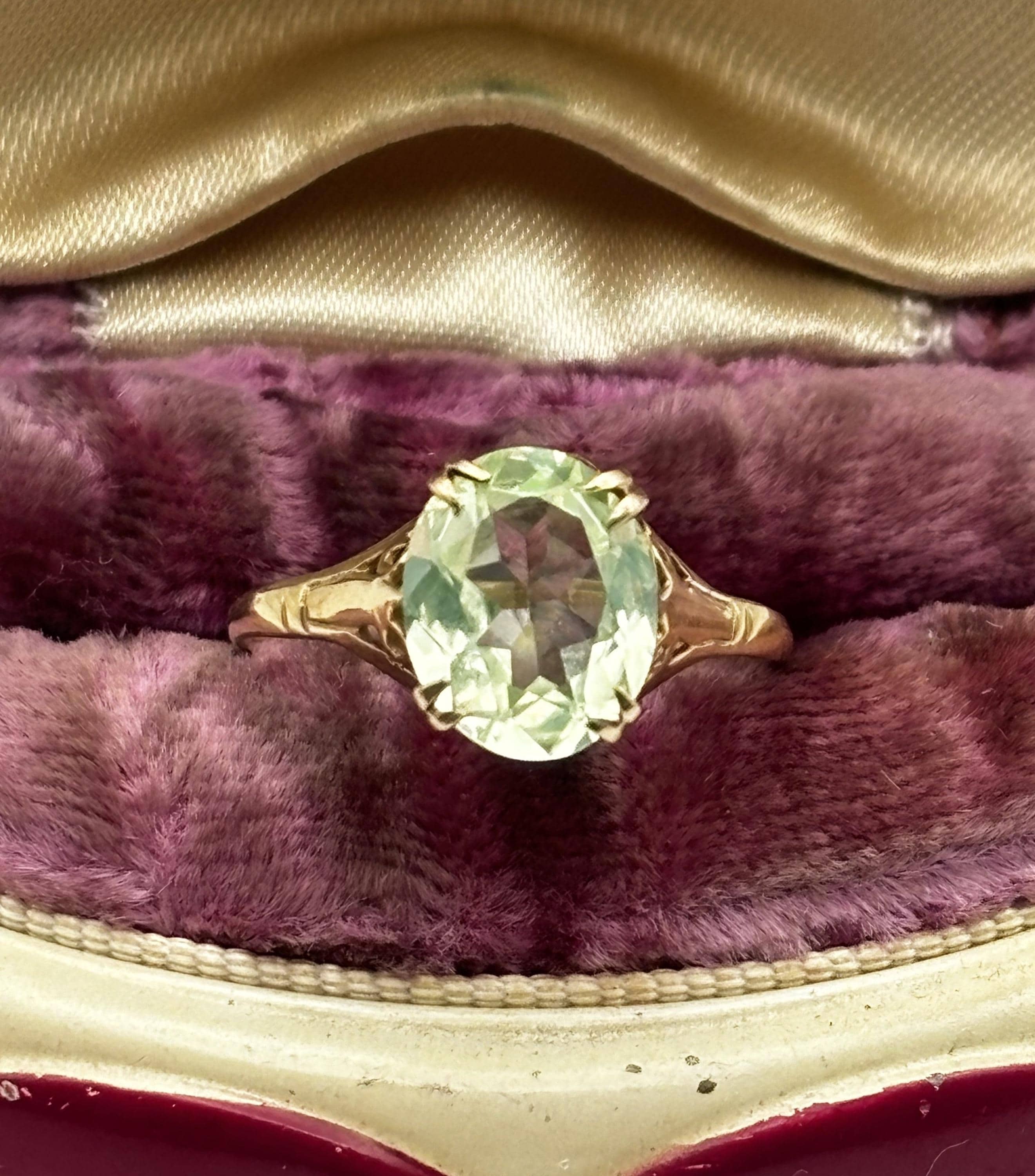 Antique 9k Gold Ring - Etsy