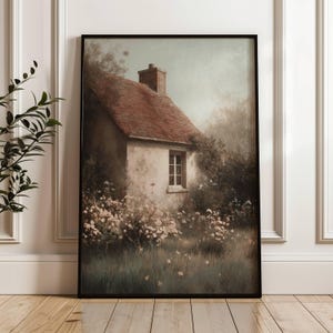 Vintage English Cottage | Antique Farmhouse | Spring Cottagecore | Rustic English Landscape | Kitchen Decor