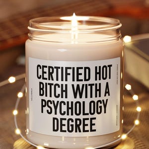 Psychology Graduation Gift for Psychology Graduate Gifts for Future Psychologyst Funny Candle Gift Psychology Graduation Gift College Grad