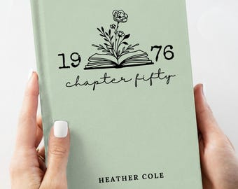 50th Birthday Journal Gift: Custom Notebook for Fiftieth Birthday Keepsake