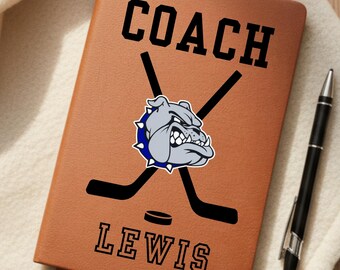 Personalized Hockey Coach Journal: Appreciation Gift for Hockey Coaches