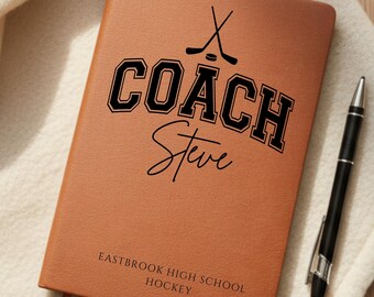 Personalized Hockey Coach Journal: Appreciation Gift for Hockey Coaches