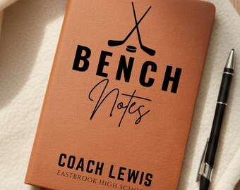 Bench Notes Hockey Coach Journal: Appreciation Gift for Hockey Coaches