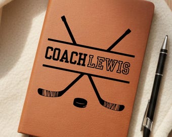 Personalized Hockey Coach Journal: Appreciation Gift for Hockey Coaches