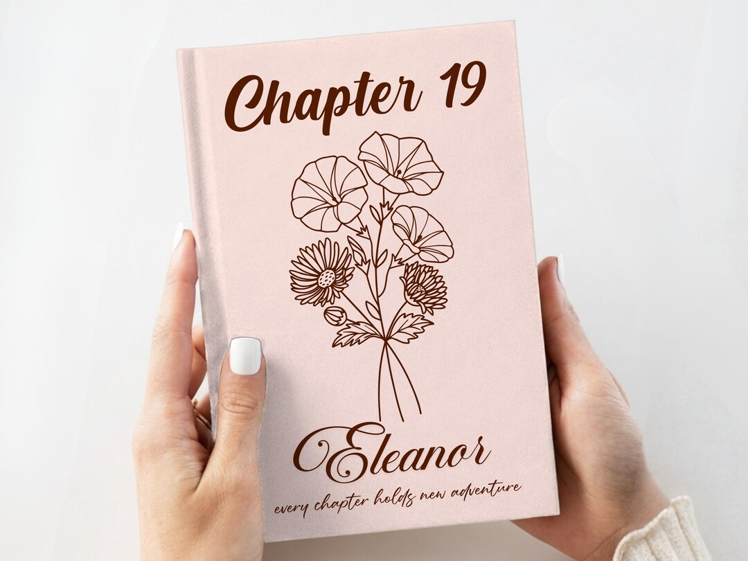19th Birthday Journal Gift: Custom Birth Flower Notebook for Nineteenth ...