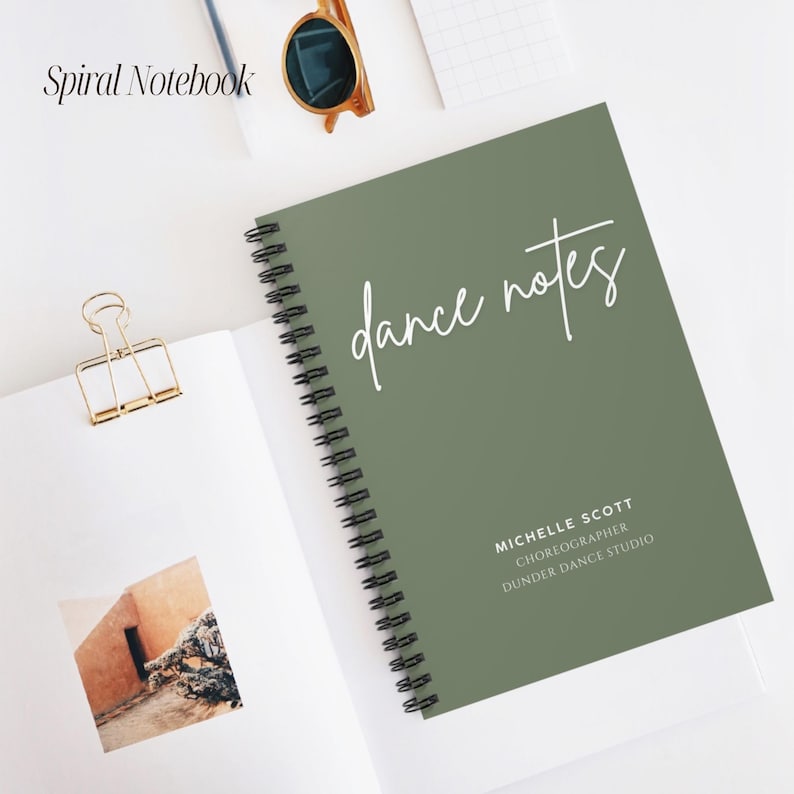 Personalized Dance Teacher Leather Journal featuring a custom name design, perfect as a Dance Teacher Gift or Dance Instructor Gift. Great for Recital Gifts, End of Season Gifts, or Thank You Teacher Gifts. Ideal Custom Dance Teacher Gift and Appreciation Gift Idea. Use as a Dance Notebook, Mentor Journal, or Keepsake Journal. Makes a thoughtful Personalized Gift and Leather Journal for Dance Teacher or Instructor.