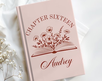 Personalized 16th Birthday Gift for Girls, Custom Journal for Teenagers, Unique Sweet Sixteen Present for Her, Leather Journal Birthday Gift