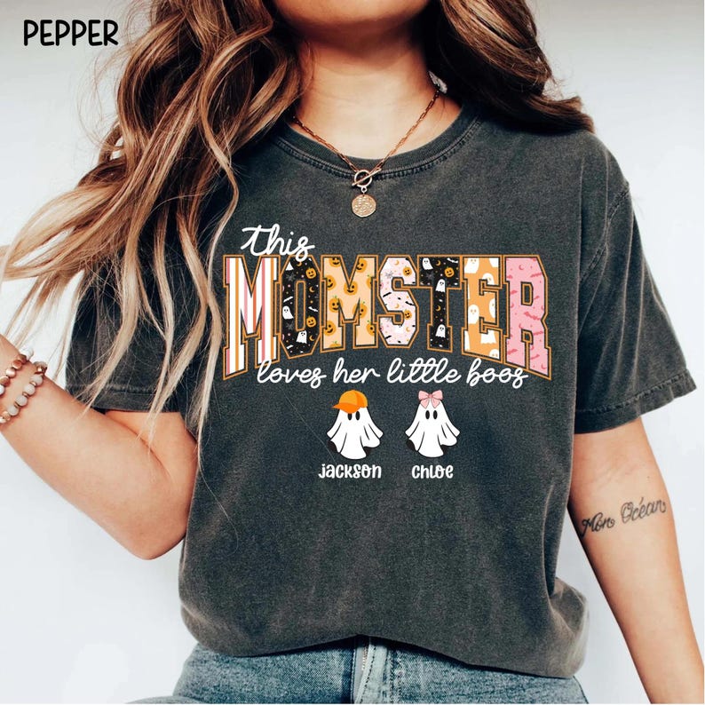 Halloween T-shirt for Mom, the ultimate playful gift for any awesome mom this spooky season! This premium tee offers superior comfort and a humorous design, making it the perfect Halloween accessory for all her fall festivities. Whether she's trick-or-treating, attending a Halloween party, or just embracing the spooky vibes, this unique mom gift is sure to get laughs. Our Halloween T-shirt features a funny, eye-catching design, making it ideal spooky season apparel for any proud mom.