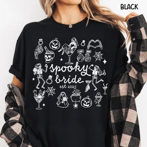 Get spooky in style with this Funny Halloween Bride Shirt — perfect for brides-to-be who love fall vibes and a little gothic glam! Printed on ultra-soft Comfort Colors®, it's ideal for bachelorette parties, Halloween-themed bridal showers, or showing off your spooky bride era. A must-have for future Mrs. who love skeletons, sass, and all things festive!