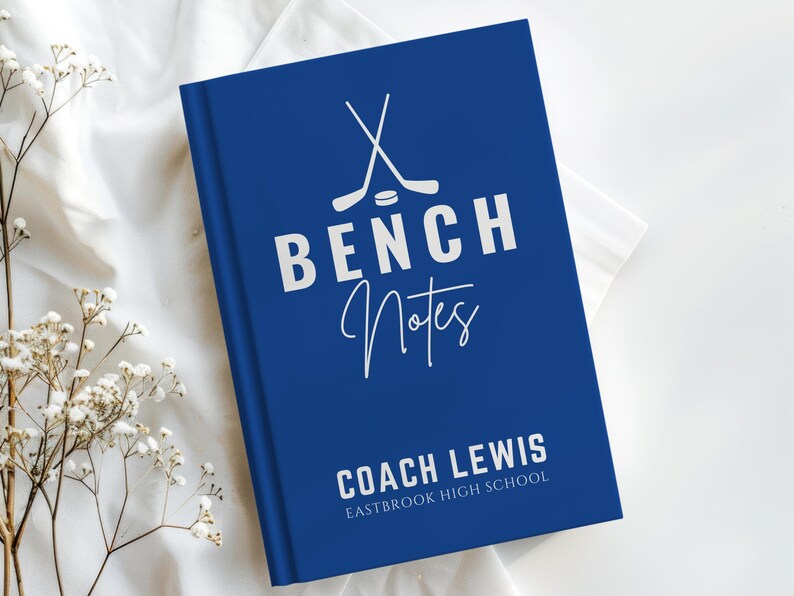 Bench Notes Hockey Coach Journal: Appreciation Gift for Hockey Coaches ...