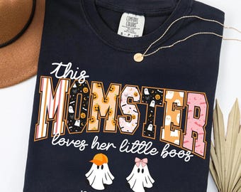 Comfort Colors® Shirt Halloween Mom Shirt, Mama Halloween Shirt, Momster Halloween Mom Shirt, Funny Halloween Mama Tee, Mama Halloween Shirt