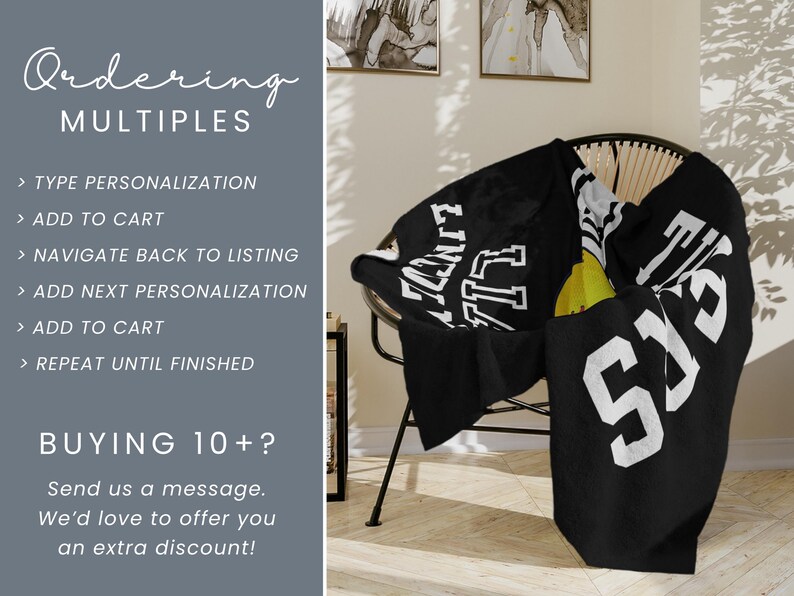 Personalized softball blanket with a custom design for a senior softball player, perfect as an end of season gift, senior night gift, or softball banquet keepsake for softball seniors and proud senior softball moms.