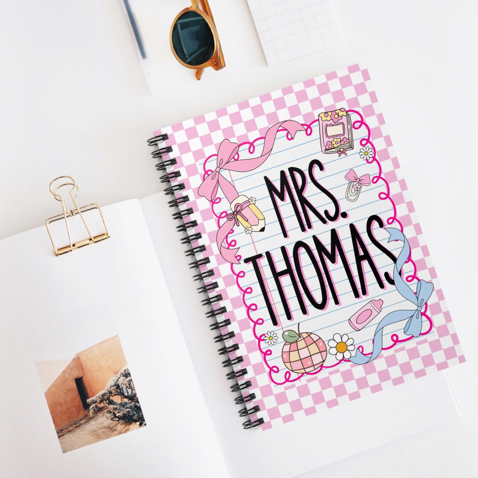 Custom Teacher Journal, Thank You Gift for Teacher, End of Year Teacher ...