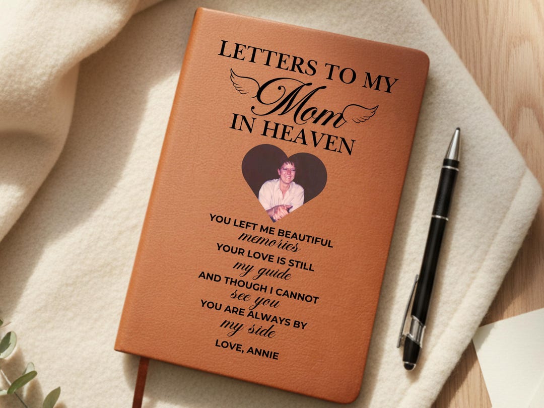 Custom Grief Journal for Loss of Mom: Letters to My Mom Memorial ...