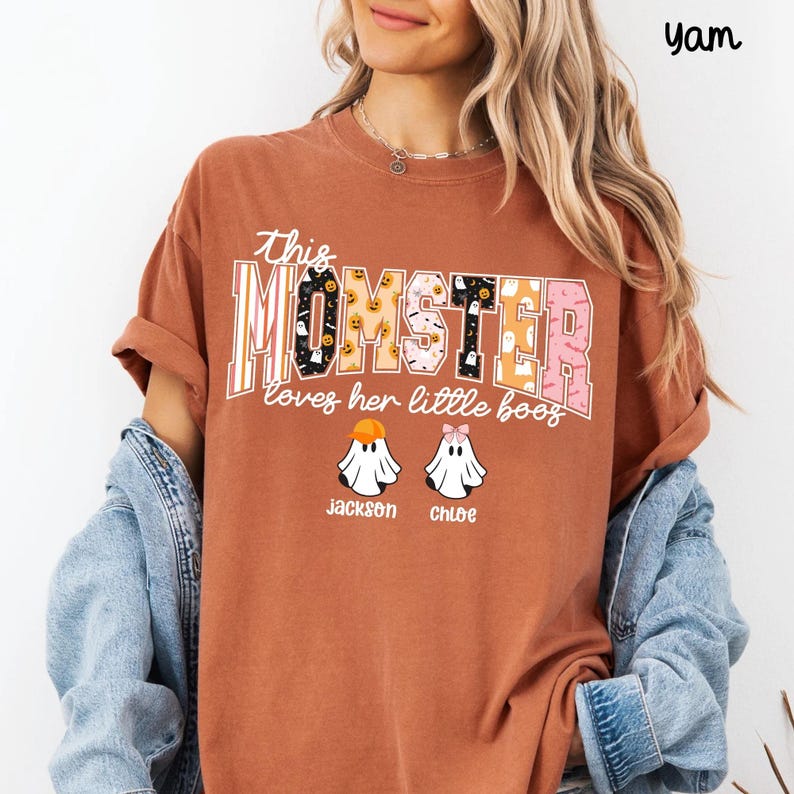 Halloween T-shirt for Mom, the ultimate playful gift for any awesome mom this spooky season! This premium tee offers superior comfort and a humorous design, making it the perfect Halloween accessory for all her fall festivities. Whether she's trick-or-treating, attending a Halloween party, or just embracing the spooky vibes, this unique mom gift is sure to get laughs. Our Halloween T-shirt features a funny, eye-catching design, making it ideal spooky season apparel for any proud mom.
