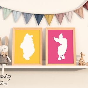 Winnie The Pooh Nursery Art Prints: Kids Room Decor (Digital Download)