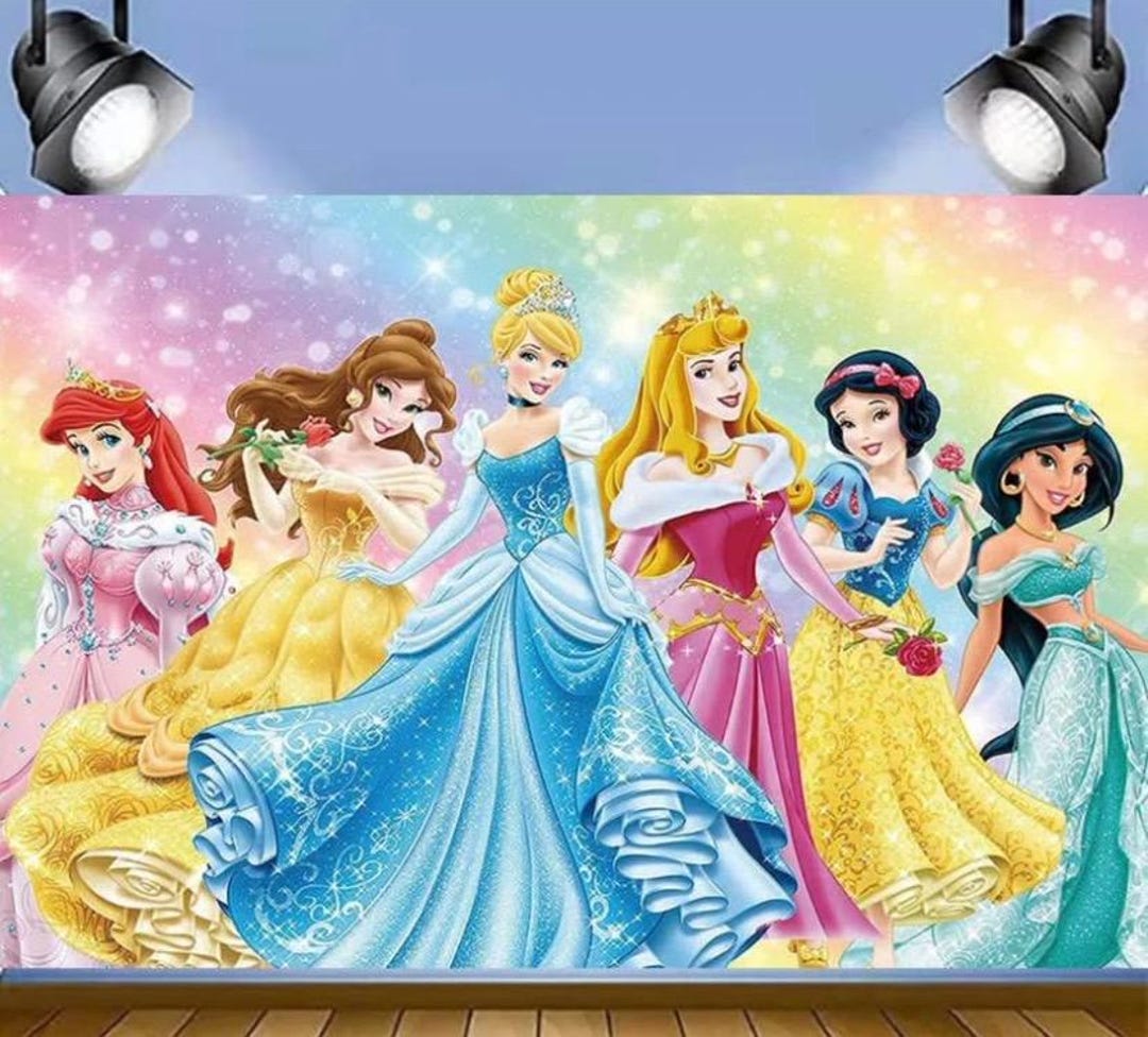 7ftx5ft Princess Backdrop - Etsy
