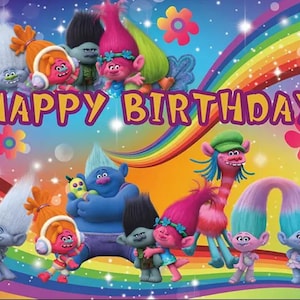 7ftx5ft trolls backdrop