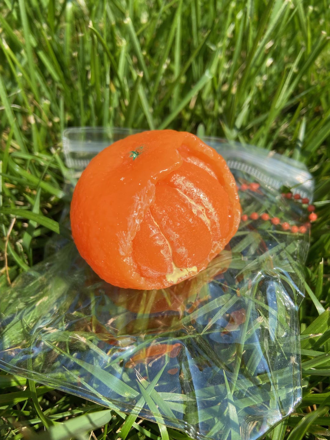 Handmade Orange Squishy | Food-Grade Silicone Sensory Fidget Toy