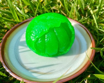 Handmade Lime Squishy Toy | Food-Grade Silicone Stress Relief